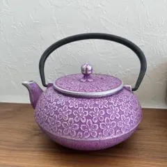 Roji 南部鉄器 鉄瓶 桜柄 パープル Roji 南部鉄器 鉄瓶 桜柄 パープル 急須 - メルカリ