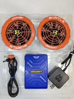 70 空調服 バートルエアークラフトのフルセット24V サンエス HOOH