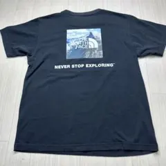 ノースフェイスTシャツLスクエアヨセミテプリント