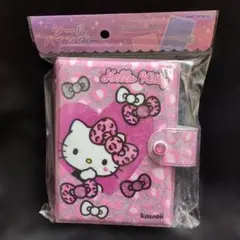 ハローキティ☆シールバインダー☆ヒョウ柄☆レオパード柄☆シール台紙10枚入