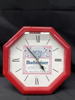 Budweiser/バドワイザー 八角掛時計/ウォールクロック 日本製 2025年最新】バドワイザー 時計の人気アイテム - メルカリ