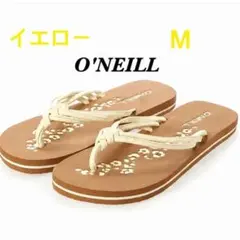 【新品・タグ付】O'NEILL オニール レディース ビーチサンダル Mイエローのサムネイル