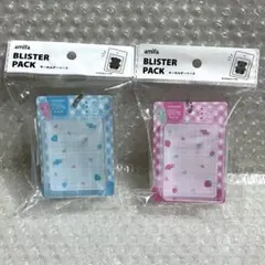 セリア amifa キーホルダーベース ブリスターパック ピンク ブルー 水色