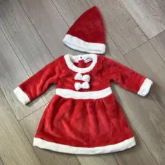 サンタ風ドレスと帽子セット