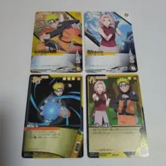 NARUTO ナルト カード 歴代火影 4枚セット - メルカリ