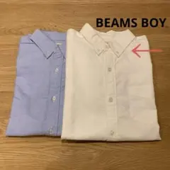 BEAMS BOY ビームスボーイ BBエンブロイダリー オックス BD シャツ