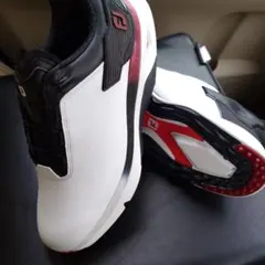 FootJoy ゴルフシューズ ホワイト/ブラック/レッド