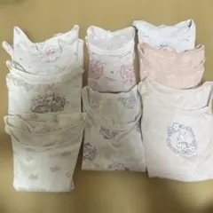 キッズ 長袖 シャツ肌着 8枚セット まとめ売り