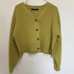 美品Honeysuckle Rose マスタード カーディガン M