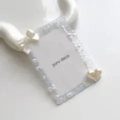 ホイップデコ 硬質ケース トレカケース B8 推し活 白 クリア