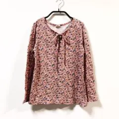 120cm 花柄デザインカットソー