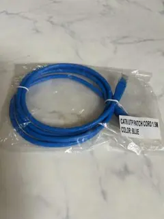 CAT6 UTP LANケーブル 1.5m ブルー