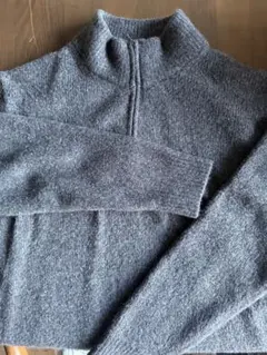 UNIQLO グレー ハイネックセーター XL