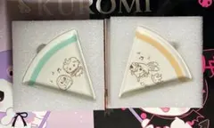 一番くじ　ポケピース　G賞 ピザ型プレート 2種セット