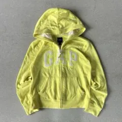 GAP ジップパーカー 平成 archive y2k 00s イエロー 短丈