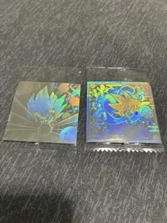 スーパーサイヤ人 孫悟空&ベジータ ドラゴンボールZホログラムシール