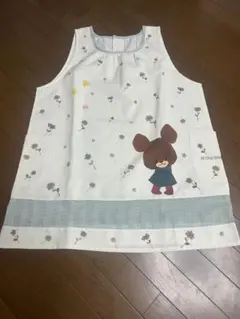 くまのがっこう　保育士エプロン