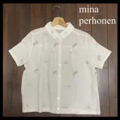 2026年最新】mina perhonen 季節：春夏 レディース 半袖 シャツ