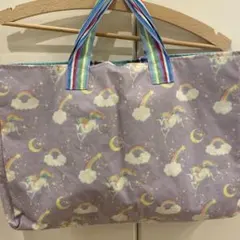 fafa ユニコーン柄トートバッグ