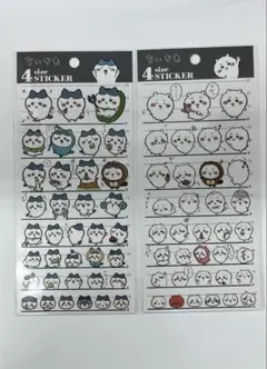ちいかわ　ハチワレ　4サイズステッカー　セット