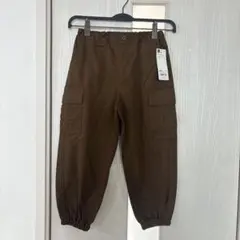 GU ワイドカーゴジョガーパンツ　120