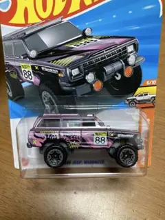 062‼️1988 Jeep Wagoneer Hot Wheels ミニカー