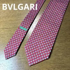 【美品】BVLGARI ブルガリ ネクタイ セッテピエゲ