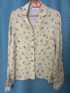 JEANASIS 長袖シャツ 花柄 ベージュのサムネイル