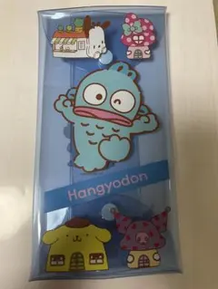 サンリオ　一番くじ　ハンギョドン クリアペンポーチ 青