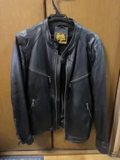 DEGNER CLASSIC BRAND レザージャケット ブラック Lのサムネイル