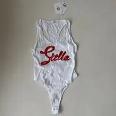 H&M Stella McCartney ロゴ タンクトップ ボディスーツのサムネイル