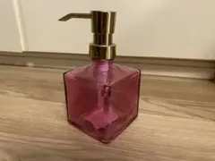 ZARA HOME ソープディスペンサー ピンク ガラス ゴールド