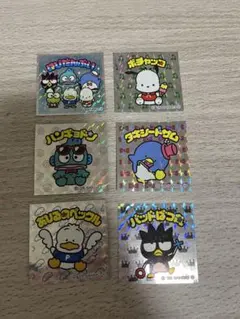 サンリオキャラクターズマンチョコ　はぴだんぶい6枚セット