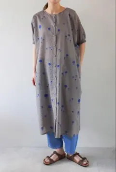 美品 マーブルシュッド marble SUD 金子みすゞ わらいOP ワンピース