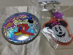 ミッキーマウス ハロウィンキーホルダーとボールペンセット