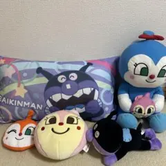 コキンちゃん バイキンマン ドキンちゃん　ぬいぐるみセット
