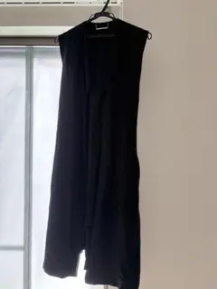 Mila Owen ノースリーブ ロングベスト ブラックのサムネイル