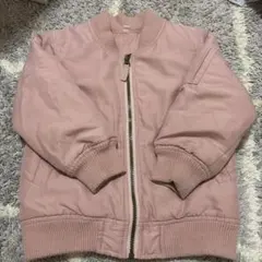 ピンク ジップアップ ジャケット