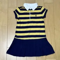 【未着用】ラルフローレン ワンピース 4T 100cm ボーダー