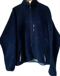 98年USA製 patagonia ベビーレトロカーディガン ネイビー サイズL