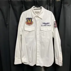 AVIREX U.S. AIR FORCE シャツ ホワイト