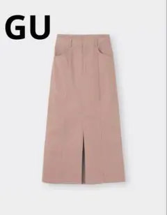 ハイウエストスリットナロースカート　M