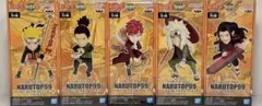 NARUTO TOP99 フィギュア 5体セット 日本 未開封 WCF