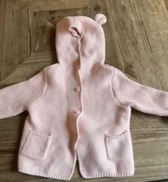 baby GAP フード付きカーディガン ピンク