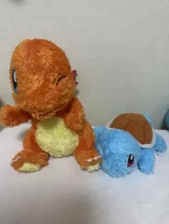 ポケモン　ヒトカゲ　ゼニガメ　もふぐっとぬいぐるみ