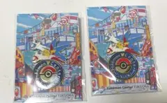 ポケモンセンターフクオカ限定　ロゴピンズ　2点セット　新品　匿名配送