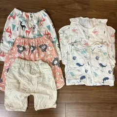 おねしょパンツ3枚＋ガーゼスリーパー2枚セット⭐︎