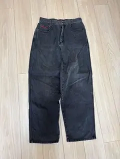 90s激レア美品USA Vans ブラックデニムパンツのサムネイル