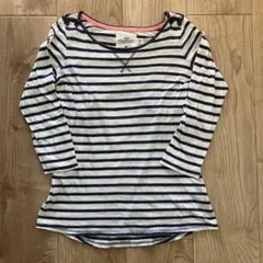 H&M ストライプ 七分袖 Tシャツ
