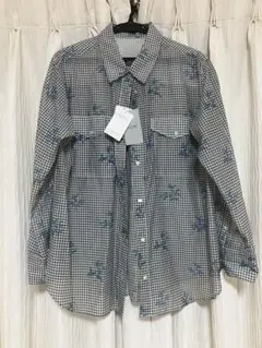 MEDI FRUIT SCARF PATTERN SHEER SHIRT - メルカリ
